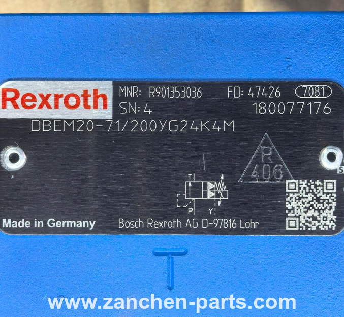 Rexroth R901353036 Proportional Pressure Valve DBEM20-7X/200YG24K4M